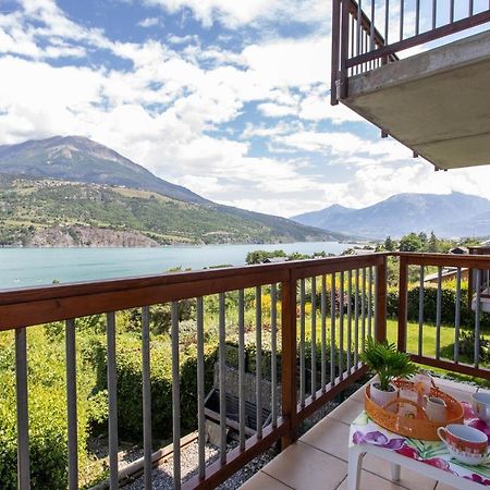 Les Aiguilles De Chabriere - Appt Vue Montagne Appartement Savines-le-Lac Buitenkant foto